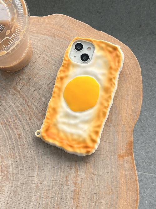 Bread Omlette Designer 3D Silicon Case for iPhone