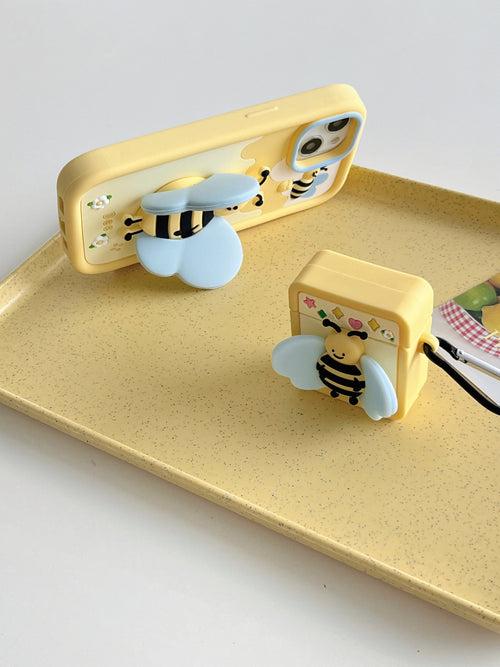 Honey Bee Designer 3D Silicon Airpod Case