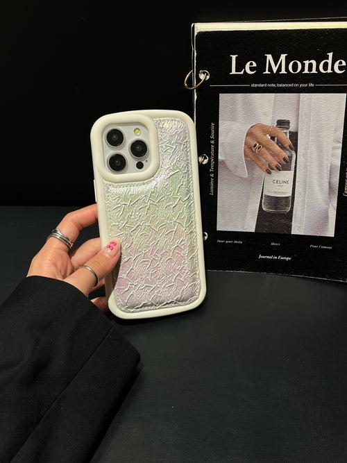 Holographic Puffer Style Silicon iPhone Case