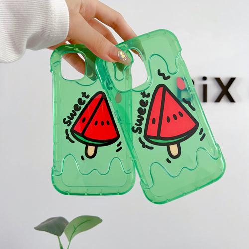 Sweet! Watermelon Designer Translucent Silicon Case for iPhone