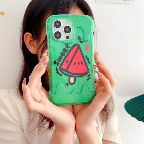 Sweet! Watermelon Designer Translucent Silicon Case for iPhone