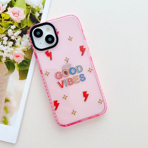 Good Vibes Designer Impact Proof Silicon Phone Case for iPhone