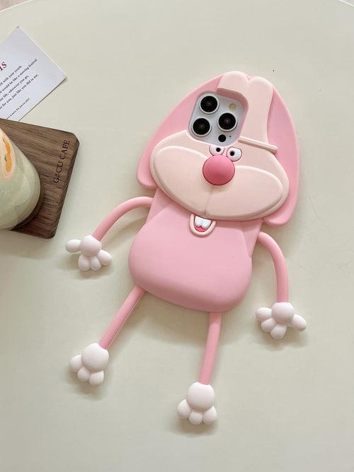 Cute Rabbit Designer 3D Silicon Case for iPhone