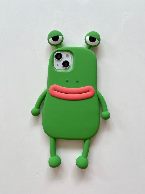 Cute Frog Silicon Designer Case for iPhone