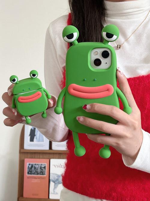 Cute Frog Silicon Designer Case for Airpod