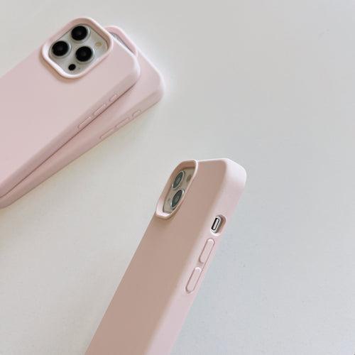 Liquid Silicon Case for iPhone ( Sand Pink )