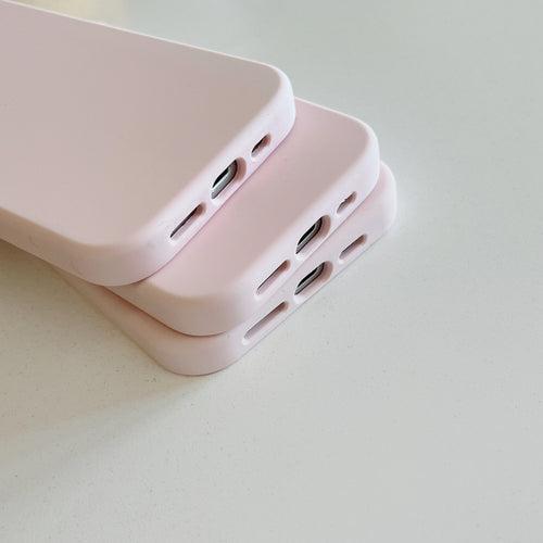 Liquid Silicon Case for iPhone ( Sand Pink )