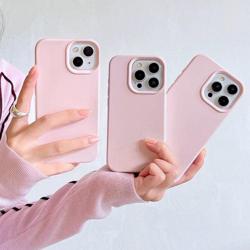 Liquid Silicon Case for iPhone ( Sand Pink )