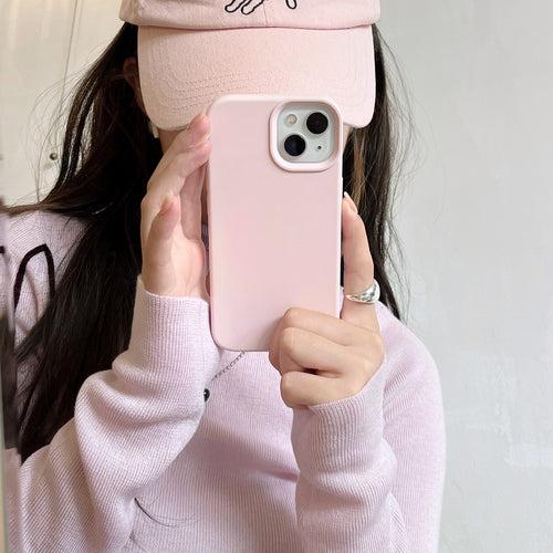 Liquid Silicon Case for iPhone ( Sand Pink )