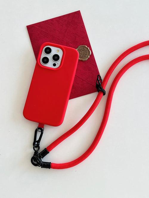 Lanyard For iPhone Liquid Silicon Cases