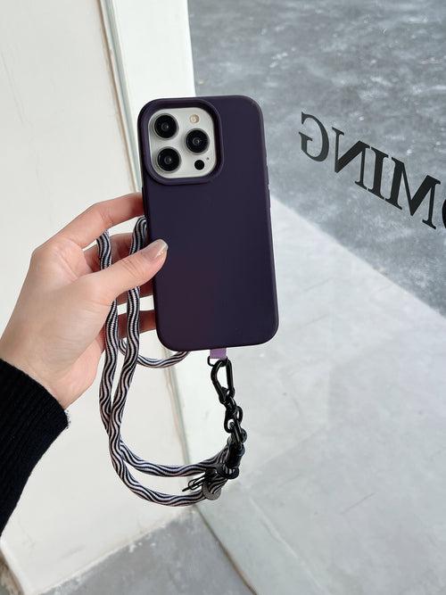Lanyard For iPhone Liquid Silicon Cases