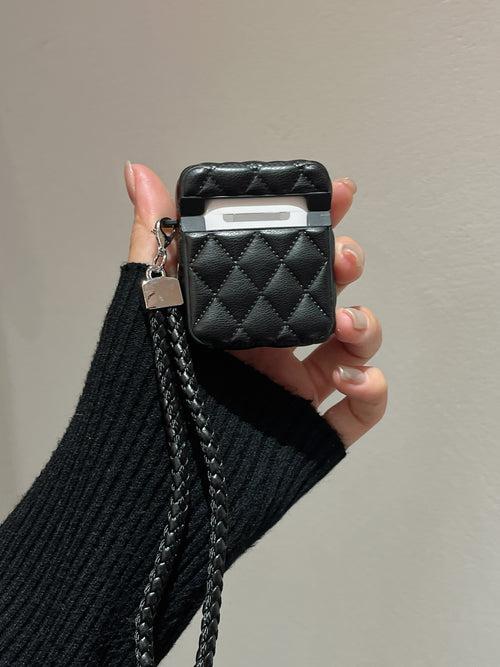Quilted Leather Airpod Case