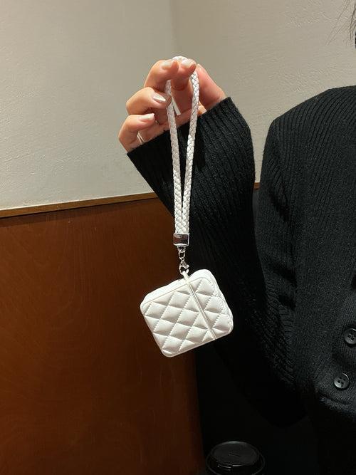 Quilted Leather Airpod Case