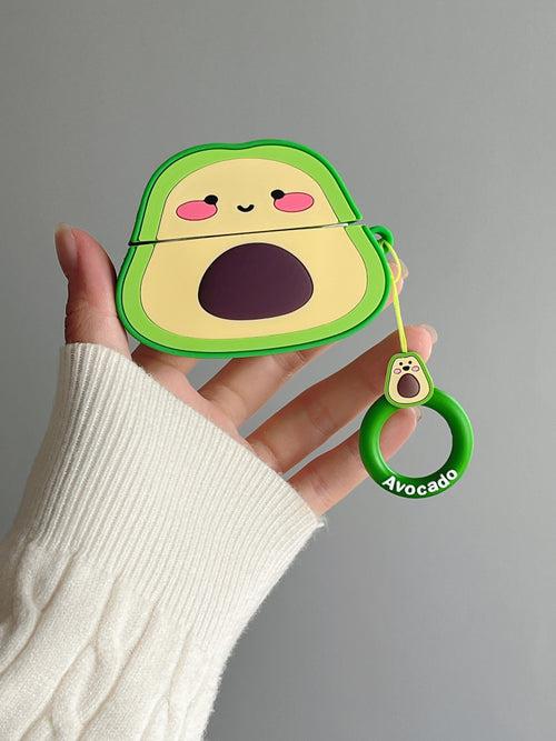 Cute Avocado Baby Silicon Airpod Case