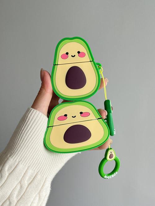 Cute Avocado Baby Silicon Airpod Case