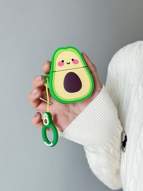 Cute Avocado Baby Silicon Airpod Case