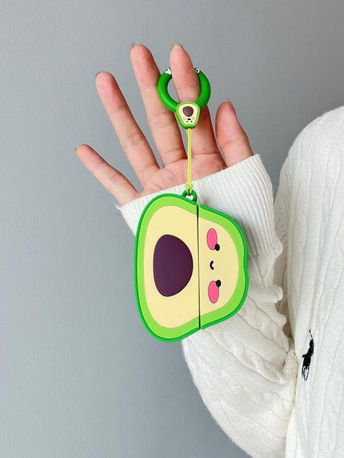 Cute Avocado Baby Silicon Airpod Case