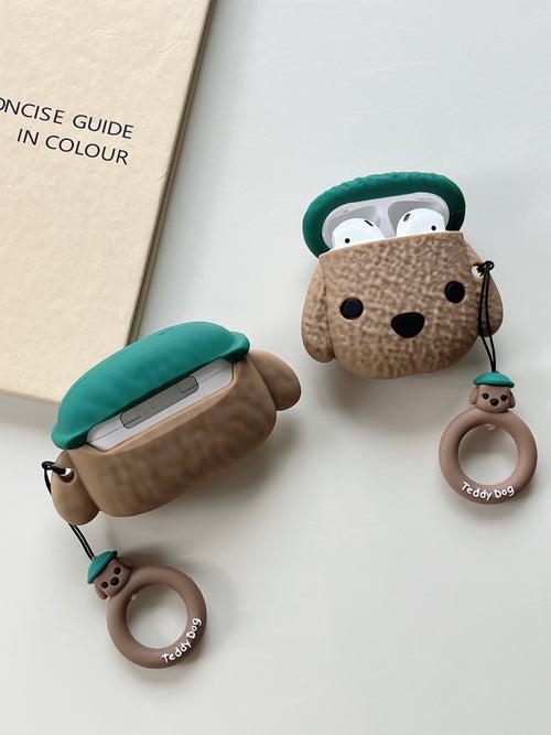 Teddy Dog Silicon Airpod Case