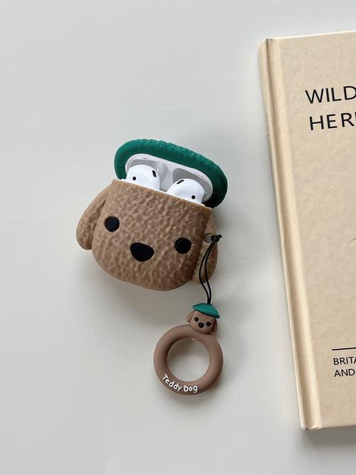 Teddy Dog Silicon Airpod Case