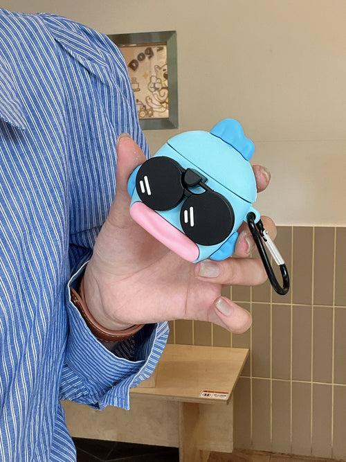 Fish In Sunglasses Silicon Airpod Case