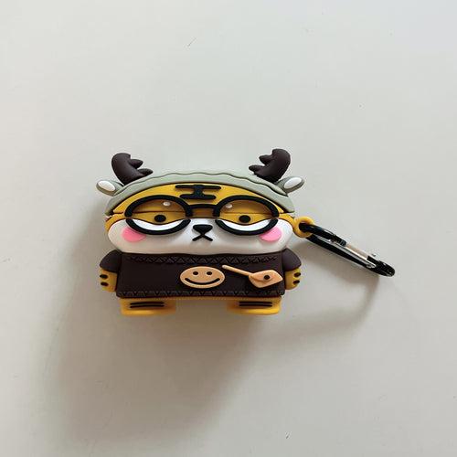 Cute Wolf Designer Silicon Airpod Case