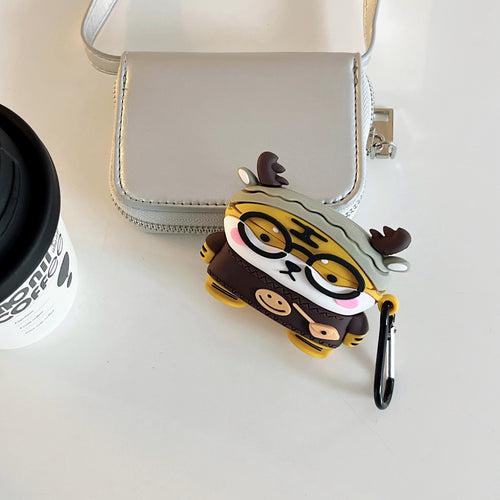 Cute Wolf Designer Silicon Airpod Case