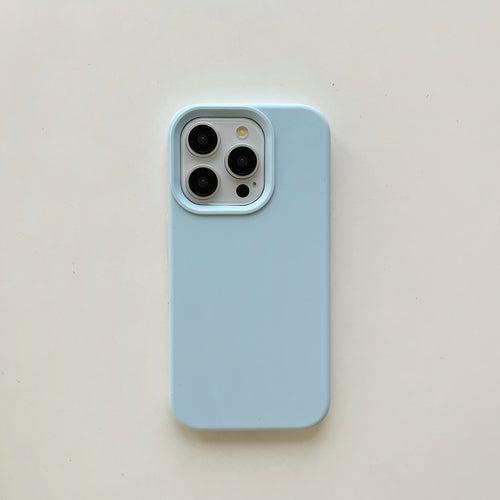 Liquid Silicon Case for iPhone ( Ice Blue )