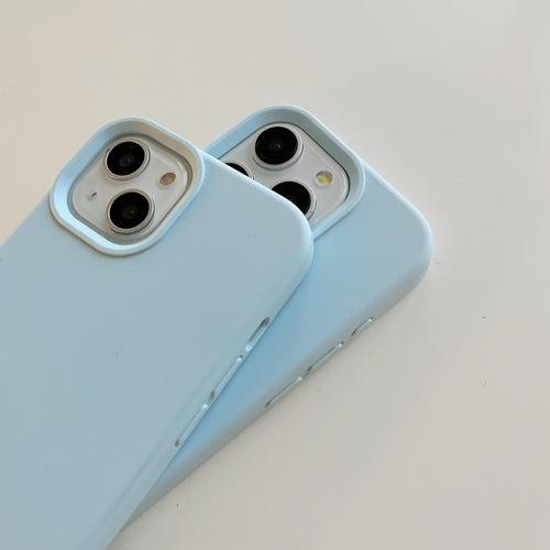 Liquid Silicon Case for iPhone ( Ice Blue )