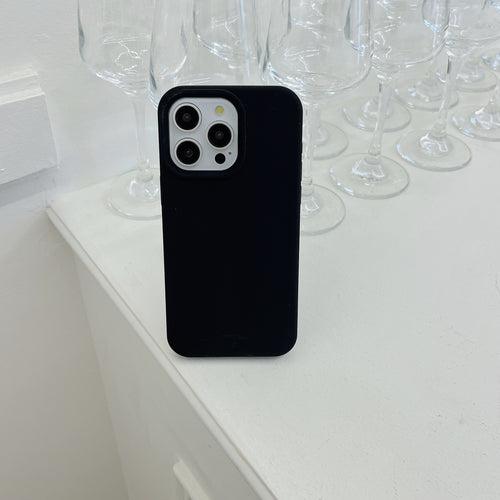 Liquid Silicon Case for iPhone ( Black )