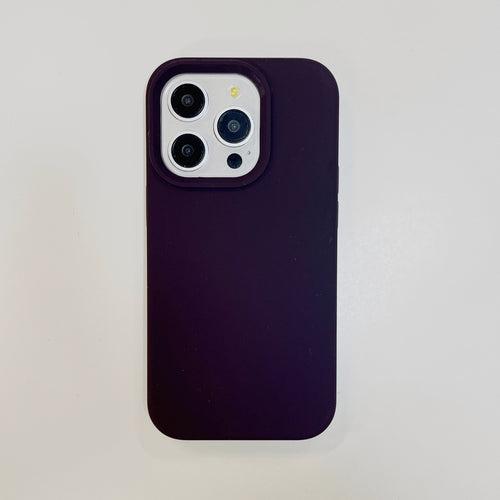 Liquid Silicon Case for iPhone ( Deep Purple )