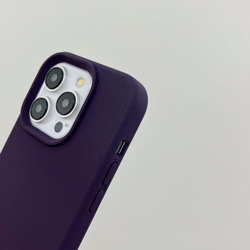 Liquid Silicon Case for iPhone ( Deep Purple )