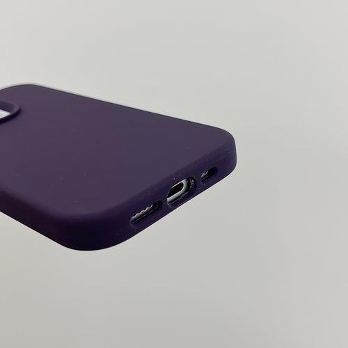 Liquid Silicon Case for iPhone ( Deep Purple )