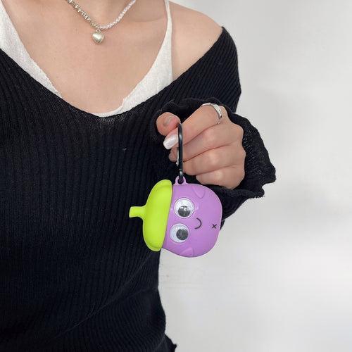 Baby Brinjal Peeping Eye Airpod Case