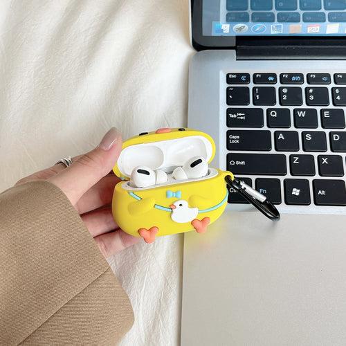 Baby Duck Cartoon Silicon Case for Airpod