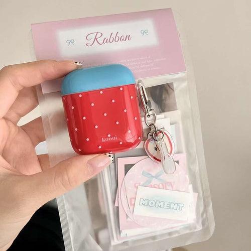 Polka Dots Designer Silicon Airpod Case