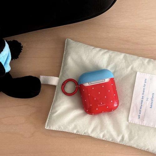 Polka Dots Designer Silicon Airpod Case