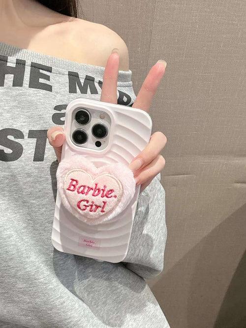 Baby Girl Plush Holder iPhone Case