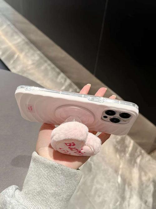 Baby Girl Plush Holder iPhone Case