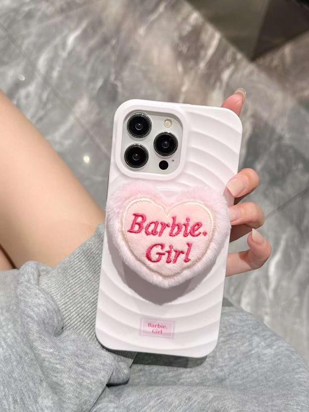 Baby Girl Plush Holder iPhone Case