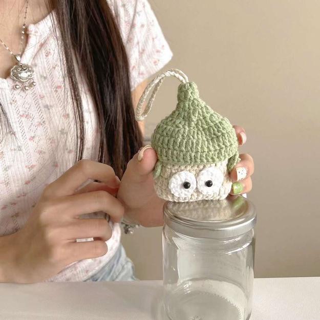 Cute Baby Crochet Airpod Bag Style Case