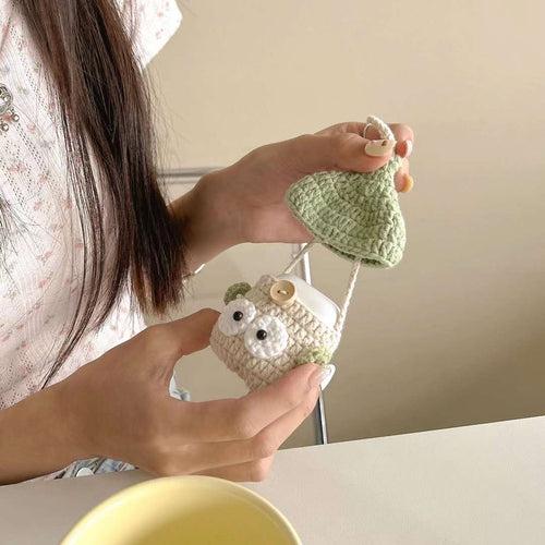 Cute Baby Crochet Airpod Bag Style Case