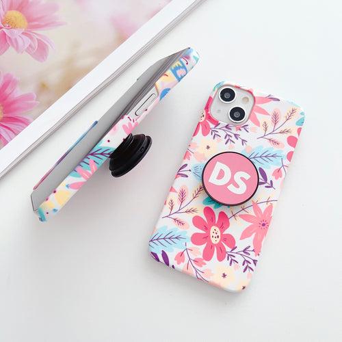 Floral Blossom Designer Slim Case With Customised Holder