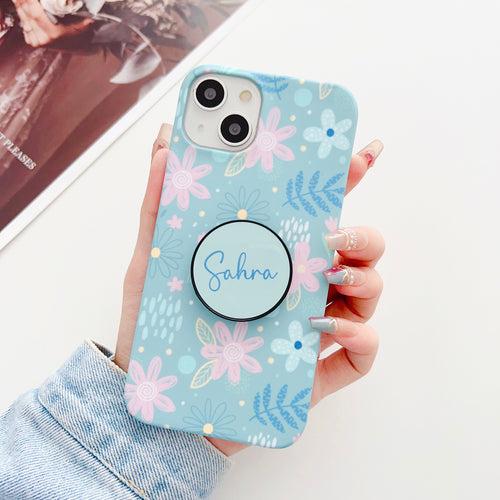 Spring Blossom Designer Slim Case With Customised Holder