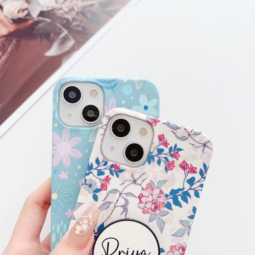 Spring Blossom Designer Slim Case With Customised Holder