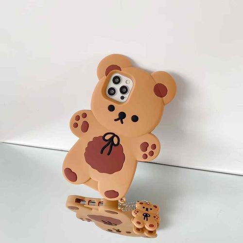 Cute Baby Bear Silicon iPhone Case