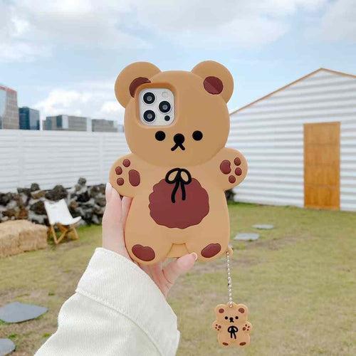 Cute Baby Bear Silicon iPhone Case