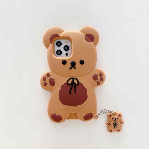 Cute Baby Bear Silicon iPhone Case