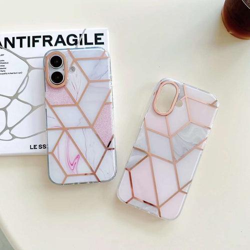 Holographic Dazzle Marble Silicon Case for iPhone