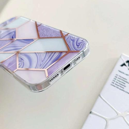 Holographic Dazzle Marble Silicon Case for iPhone