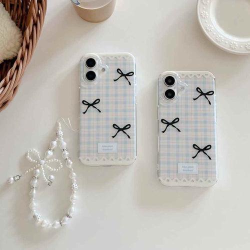 Baby Bow Designer Silicon iPhone Case With Beaded Charm